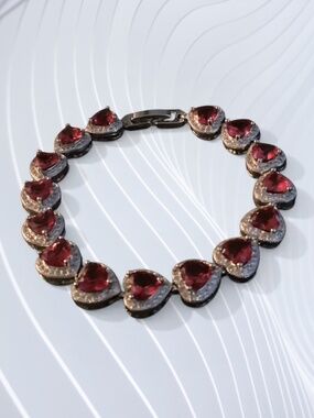 Silver-Tone Sweetheart Bracelet